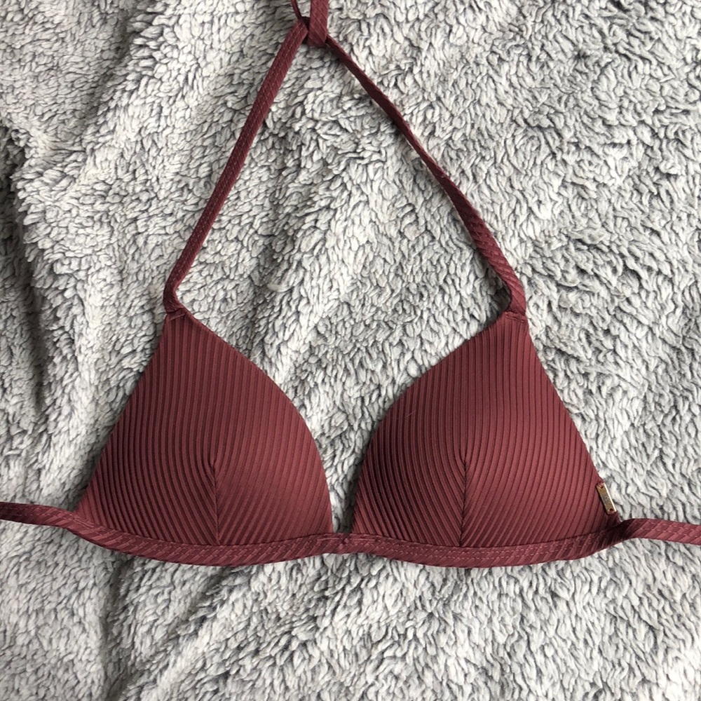 Lightly lined push up swimsuit top from PINK